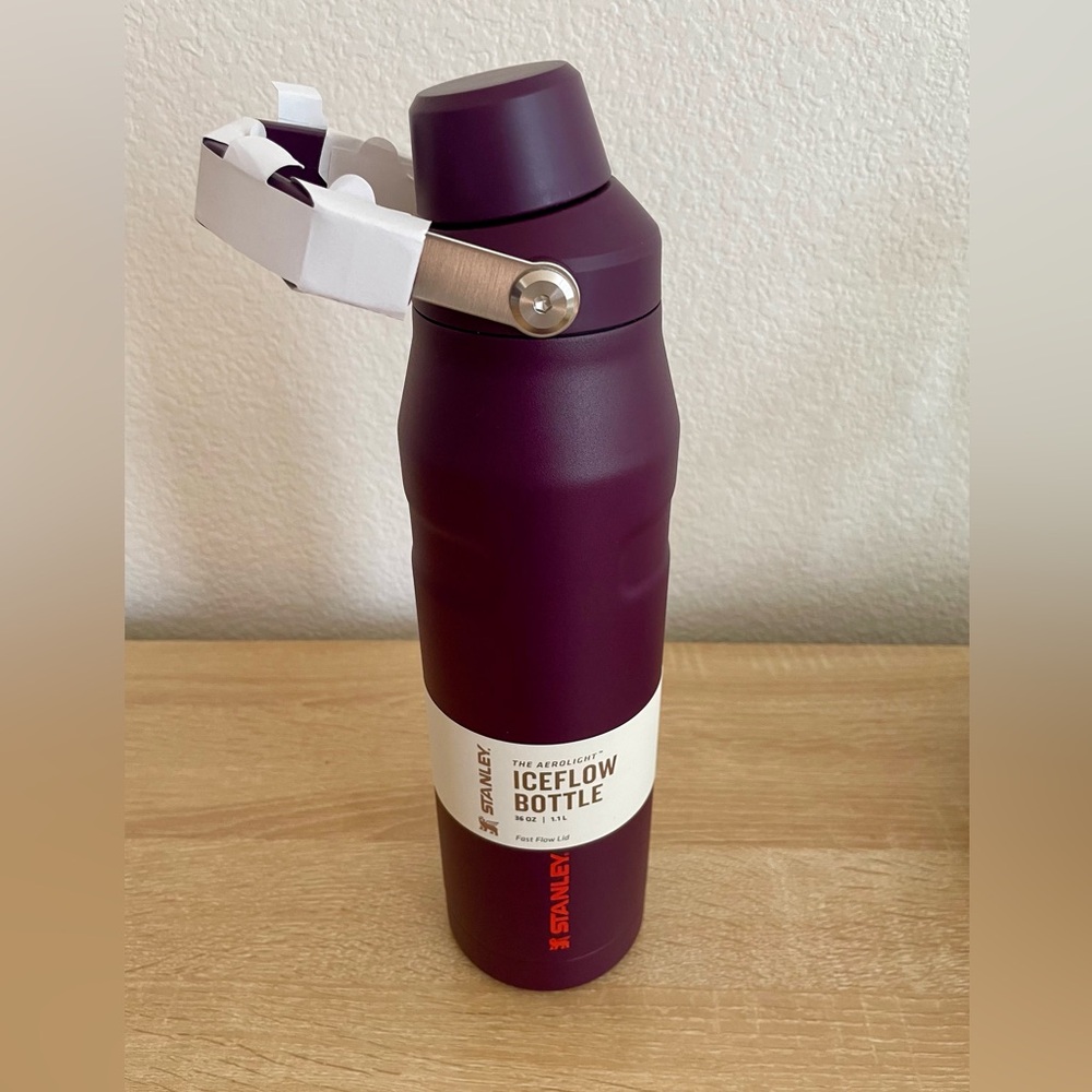 Stanley IceFlow Bottle 36OZ Plum Color NWT